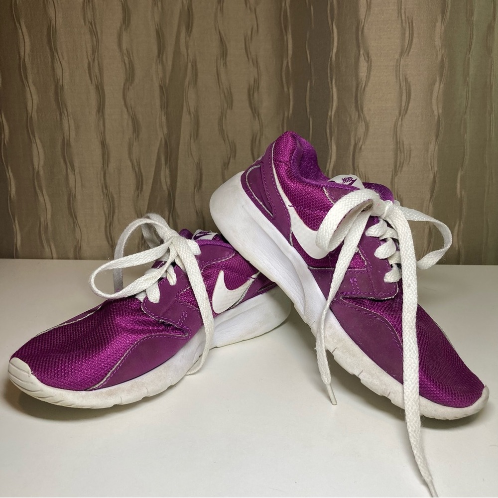 Nike Kaishi Low GS Youth 1.5Y Purple Bold Berry White Sneakers Shoes 705493 500